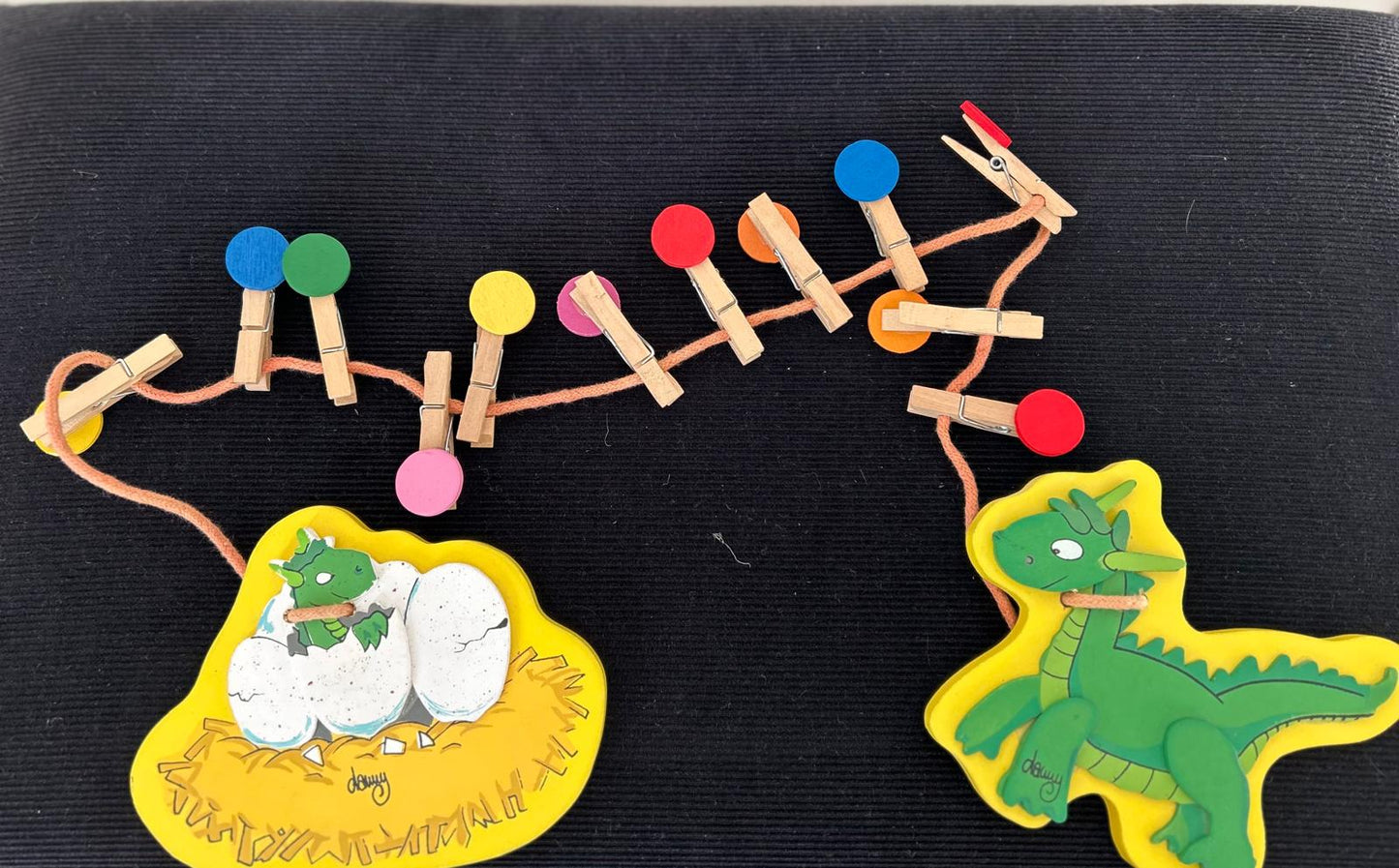 Memo Line Drache Small Foot Design Holzspielzeug