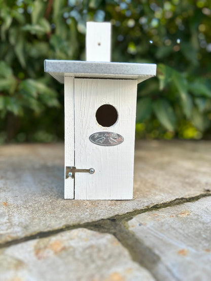 Esschert Design Nistkasten Zaunkönig Vogelhaus Weiß