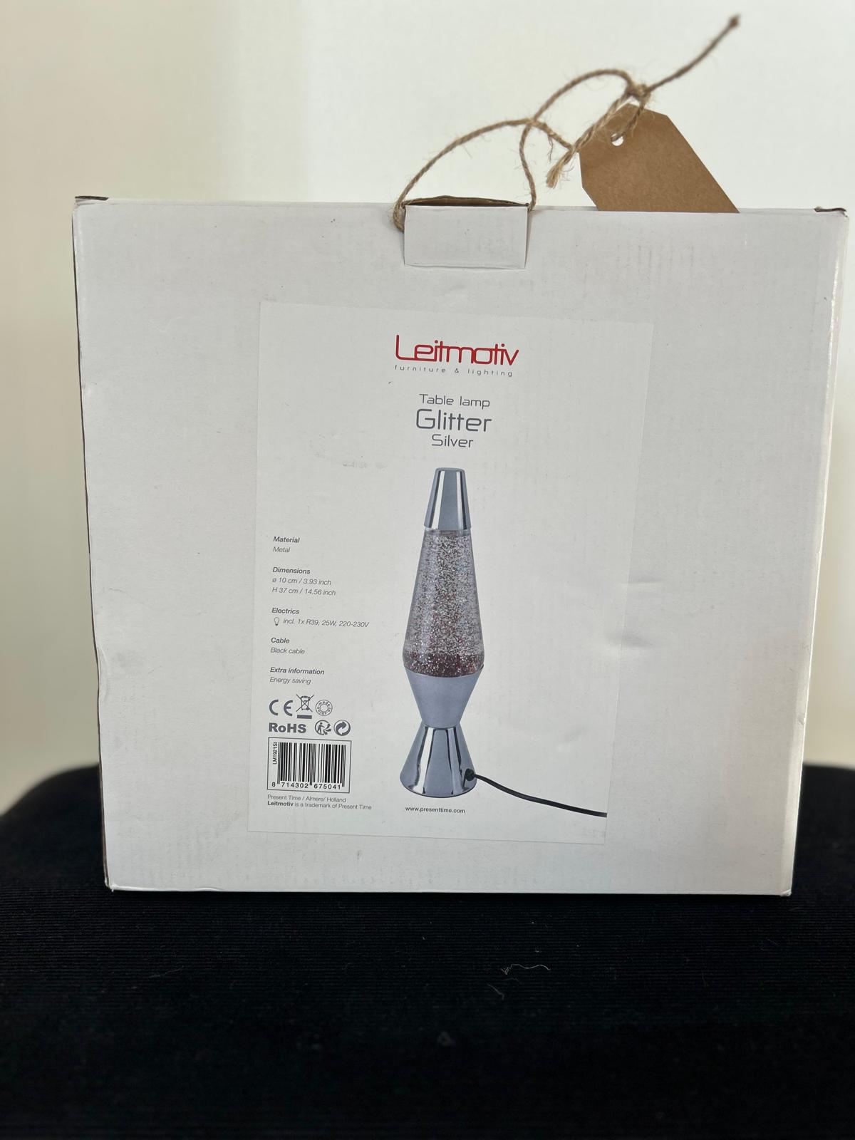 Leitmotiv Tischlampe Glitter