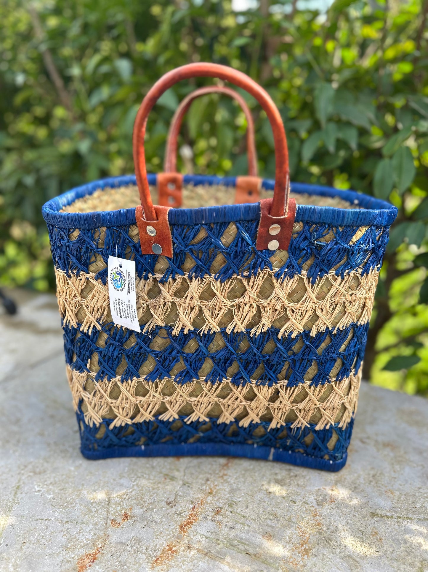 Tasche aus natürlichem Bambus