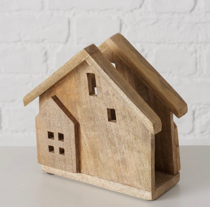 Boltze Serviettenhalter HOME aus Mango Holz