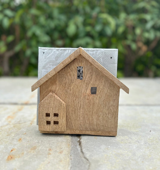 Boltze Serviettenhalter HOME aus Mango Holz